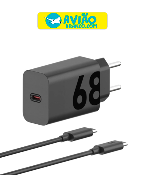 Carregador Turbo Power 68W USB-C Atacado