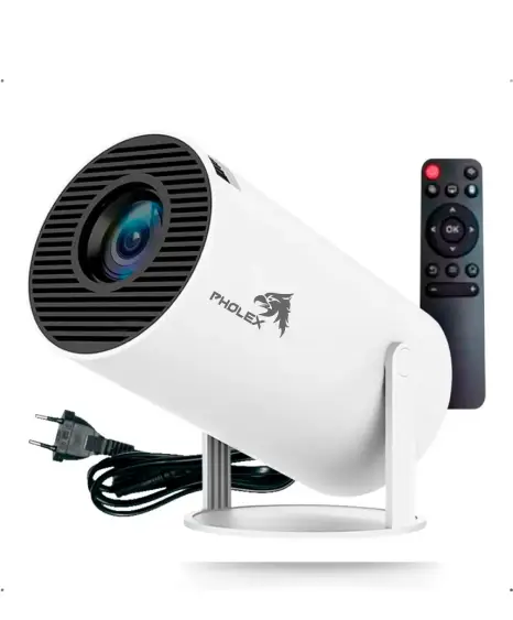 Mini Projetor Portátil Pholex 4k Android Full Hd Smart Wifi Cinema Home Hy300 ( Atacado )