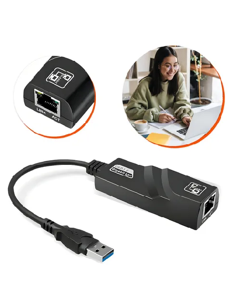 Adaptador Internet Rj45 Lan Usb 3.0 C Atacado