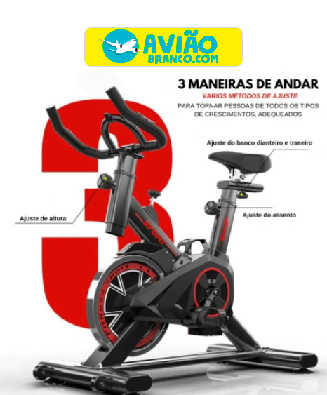 Bike Spinning Ergométrica 120kg Atacado