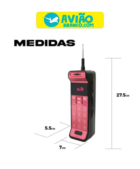 Caixa De Som Bluetooth Formato de Telefone Atacado