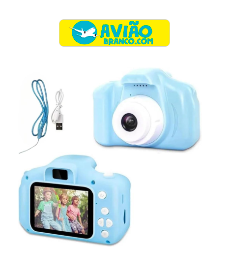 Câmera Digital Infantil Display LCD Slot para Cartão SD 32GB Atacado