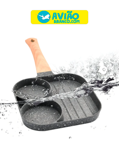 Frigideira Antiaderente 3 Partes Ovos Carnes E Hambúrguer Atacado