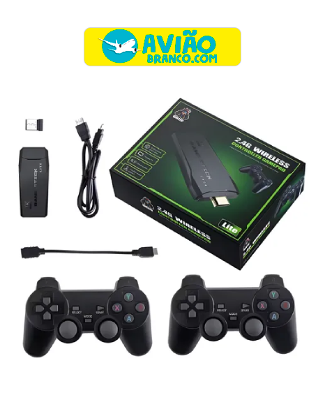 Game Stick 4K Original 20 mil jogos