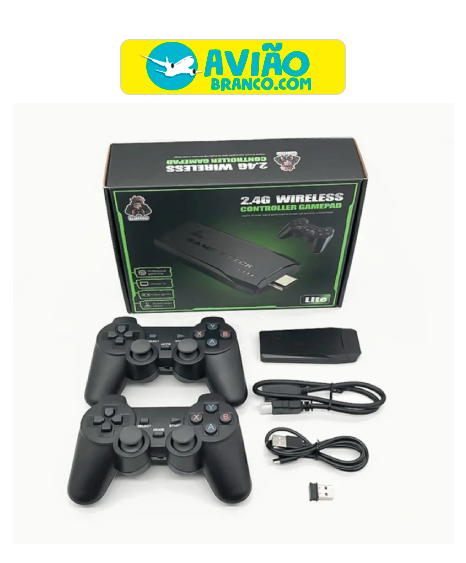 Game Stick 4K Original 20 mil jogos