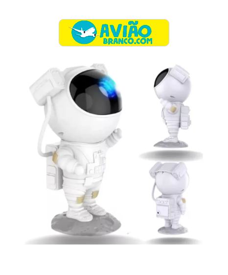 Luminária Projetor Astronauta Galáxia Atacado