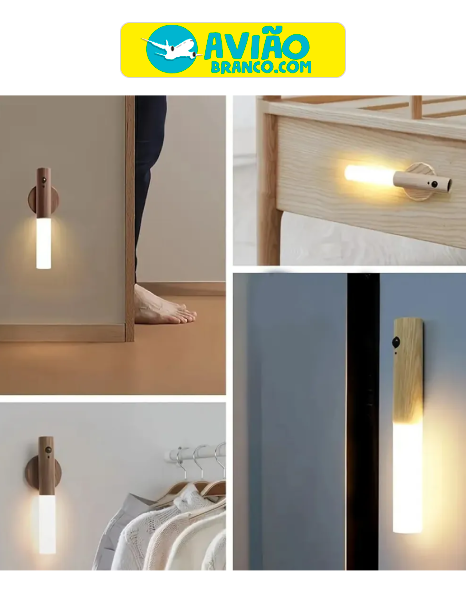 Luminárias Sensor De Movimento_Recarregável Atacado
