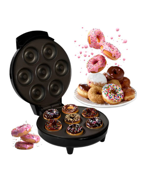 Mini Máquina De Fazer Donuts Rosquinhas 7 Furos 127v Atacado