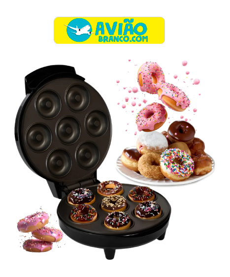 Mini Máquina De Fazer Donuts Rosquinhas 7 Furos 127v Atacado