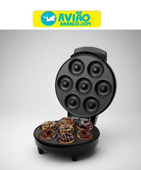 Mini Máquina De Fazer Donuts Rosquinhas 7 Furos 127v Atacado
