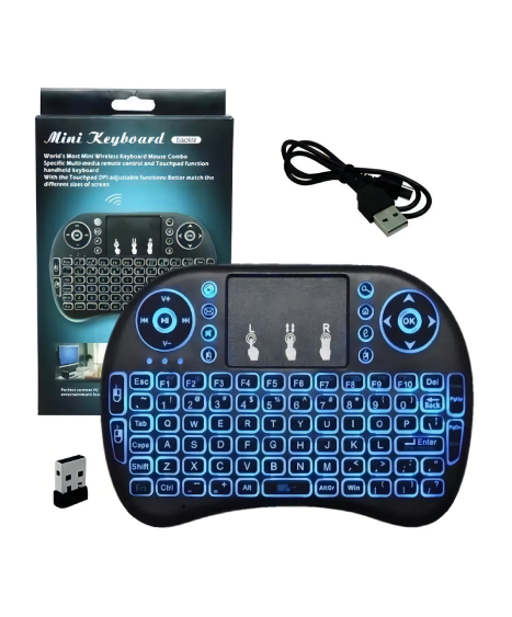Mini Teclado Bluetooth Controle Tv Box Smart Tv Atacado