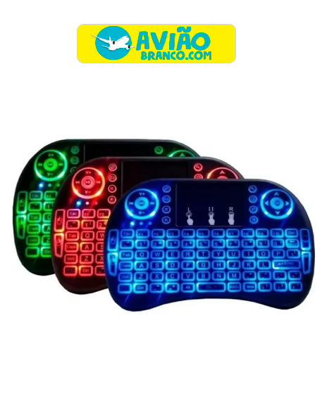 Mini Teclado Bluetooth Controle Tv Box Smart Tv Atacado