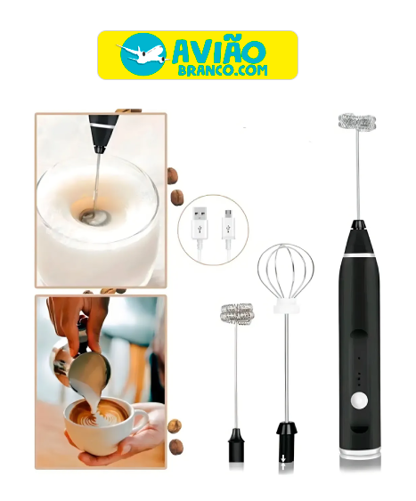 Misturador Bebidas 2 Em 1 Mini Mixer 2 Em 1 Cappuccino Pequeno Atacado
