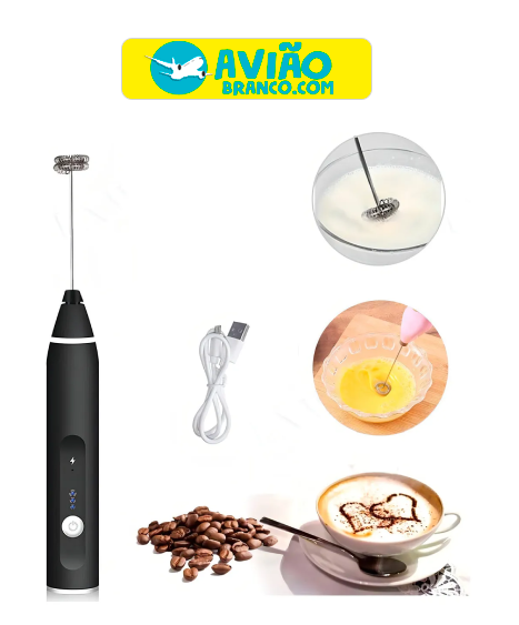 Misturador Bebidas 2 Em 1 Mini Mixer 2 Em 1 Cappuccino Pequeno Atacado
