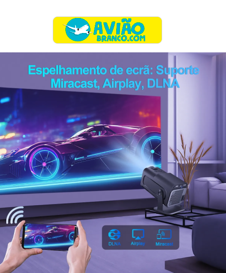 Projetor 4k 1080p Hy320 Atacado