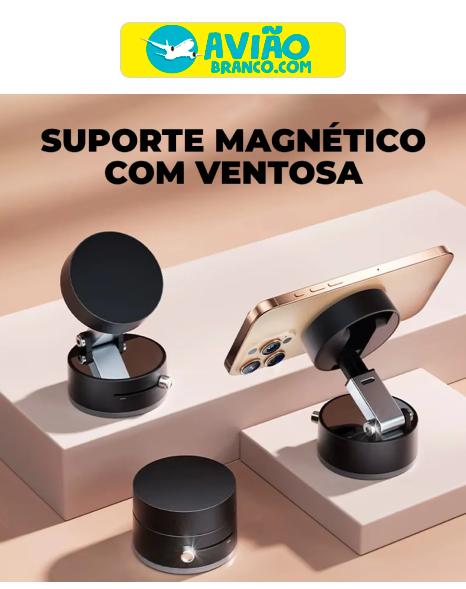 Suporte Magnético Celular Academia Automotivo Multiuso Imã Potente