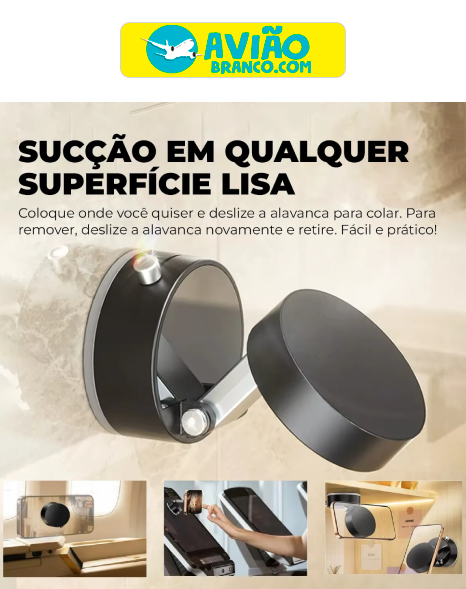 Suporte Magnético Celular Academia Automotivo Multiuso Imã Potente