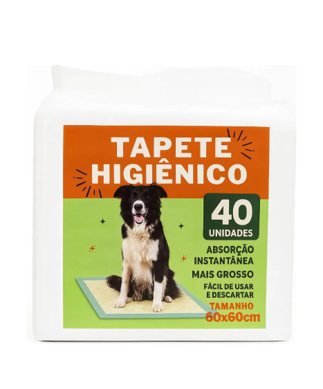 Tapete Higienico P Cães E Gatos 60x60cm Atacado