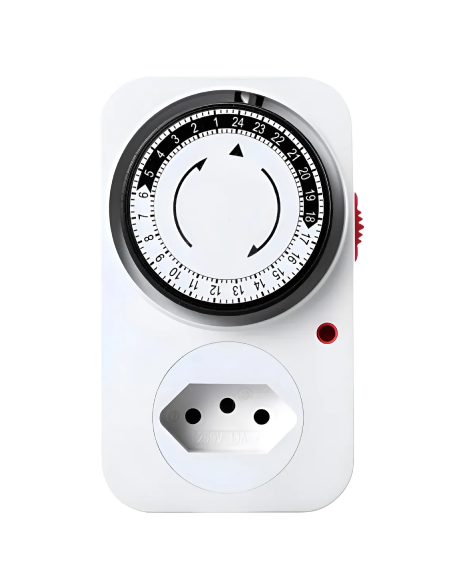 Timer Analógico Com Tomada Bivolt Atacado