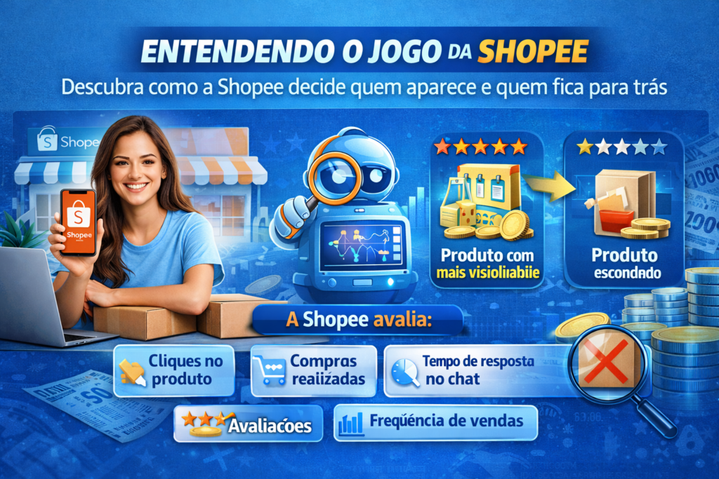 Como vender na Shopee passo a passo e ganhar dinheiro online Curso rapido para vender na Shopee do zero e faturar online Guia completo para vender na Shopee e ter renda extra na internet Aprenda a vender na Shopee mesmo sem experiencia em vendas online Mini curso Shopee para iniciantes vender mais e escalar resultados Mini curso express para aprender a vender na Shopee e lucrar online O que vender na Shopee e como comecar a ganhar dinheiro online Aprenda do zero como escolher produtos certos criar anuncios e vender todos os dias na shopee mesmo sem experiencia Metodo simples para comecar vender na shopee com baixo investimento e alta rotacao Passo a passo pratico para transformar a shopee em uma fonte de renda online Estrategia validada para iniciantes venderem na shopee e escalar resultados