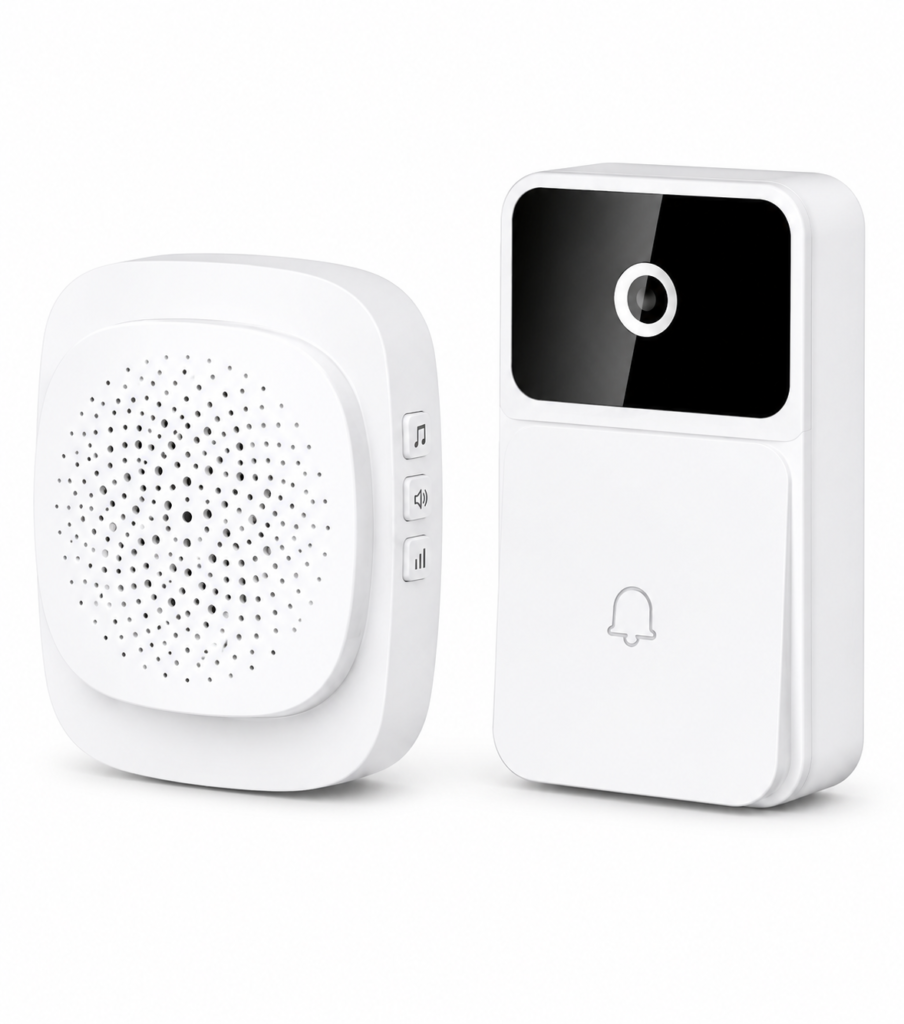 Mini Doorbell Campainha Sem Fio Campainha Wireless Portátil com 34 Fornecedor Atacado Caixa Fechada