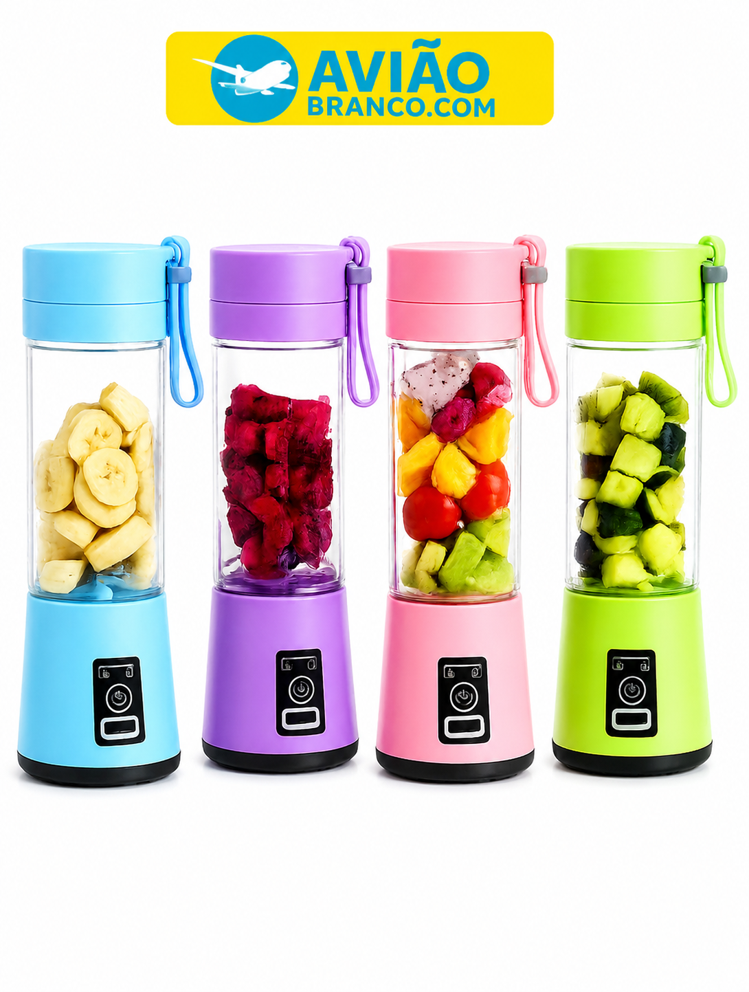 Mini Liquidificador Portátil Usb Juice Cap Take Shake 6 Lâminas Recarregavel Atacado