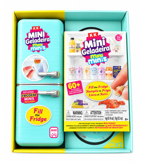 Mini Brands Mini Geladeira Colecionável LED UV Atacado