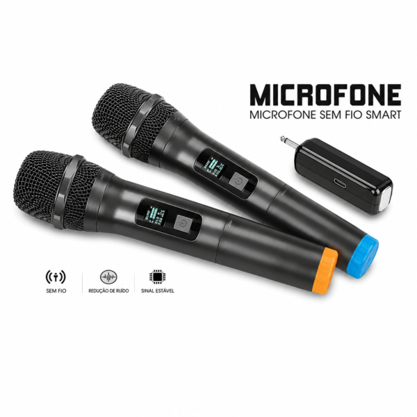 Microfone Smart sem fio Fornecedor Atacado Caixa Fechada