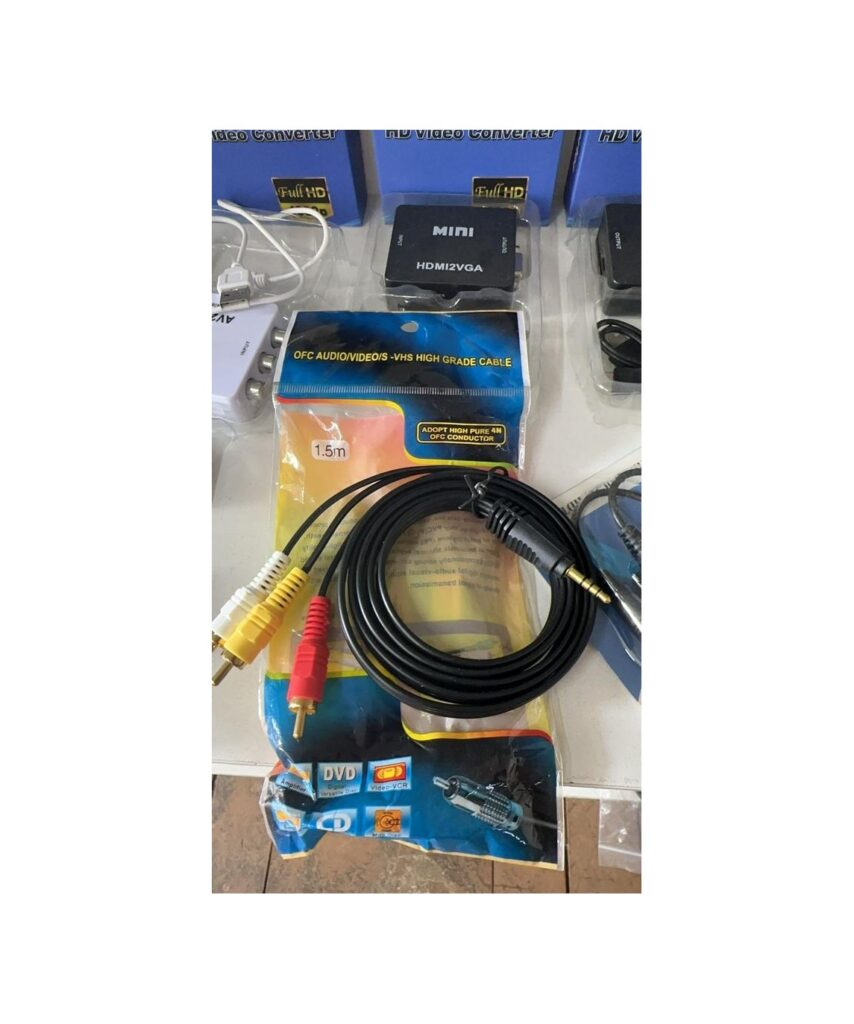 Cabo P2 - RCA 300pçs Fornecedor Atacado Caixa Fechada