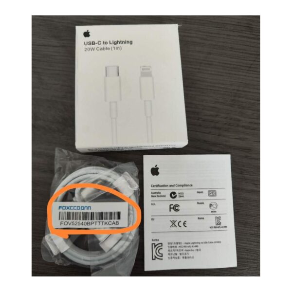 Cabo para Iphone Foxcoon 500pçs $3,10 Fornecedor Atacado Caixa Fechada