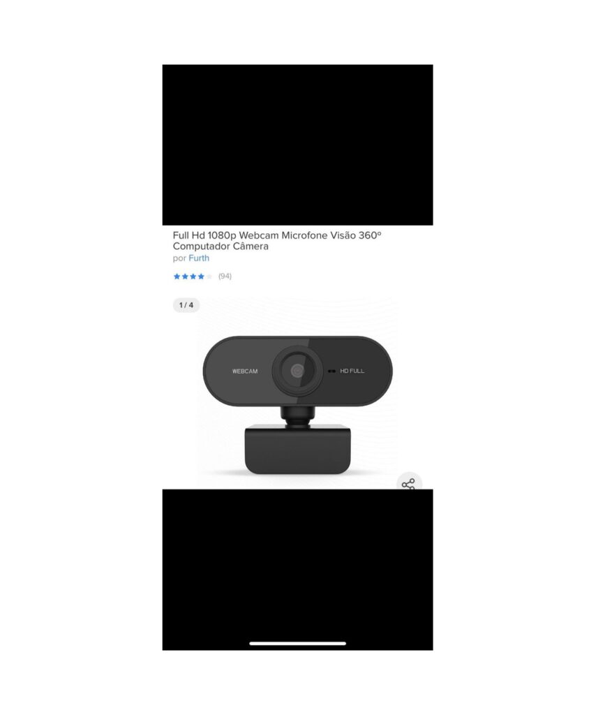 Web Cam 1080 100pçs Fornecedor Atacado Caixa Fechada