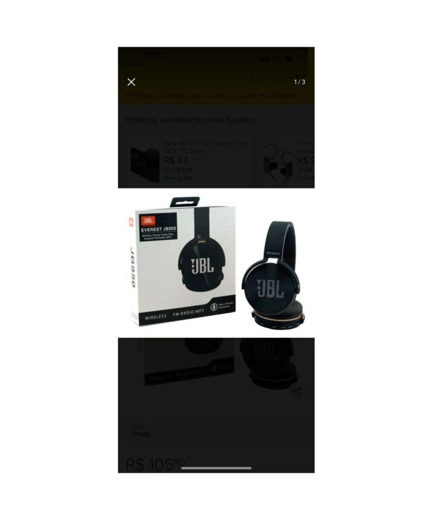 Fone Bluettoth JB950 60pçs Fornecedor Atacado Caixa Fechada