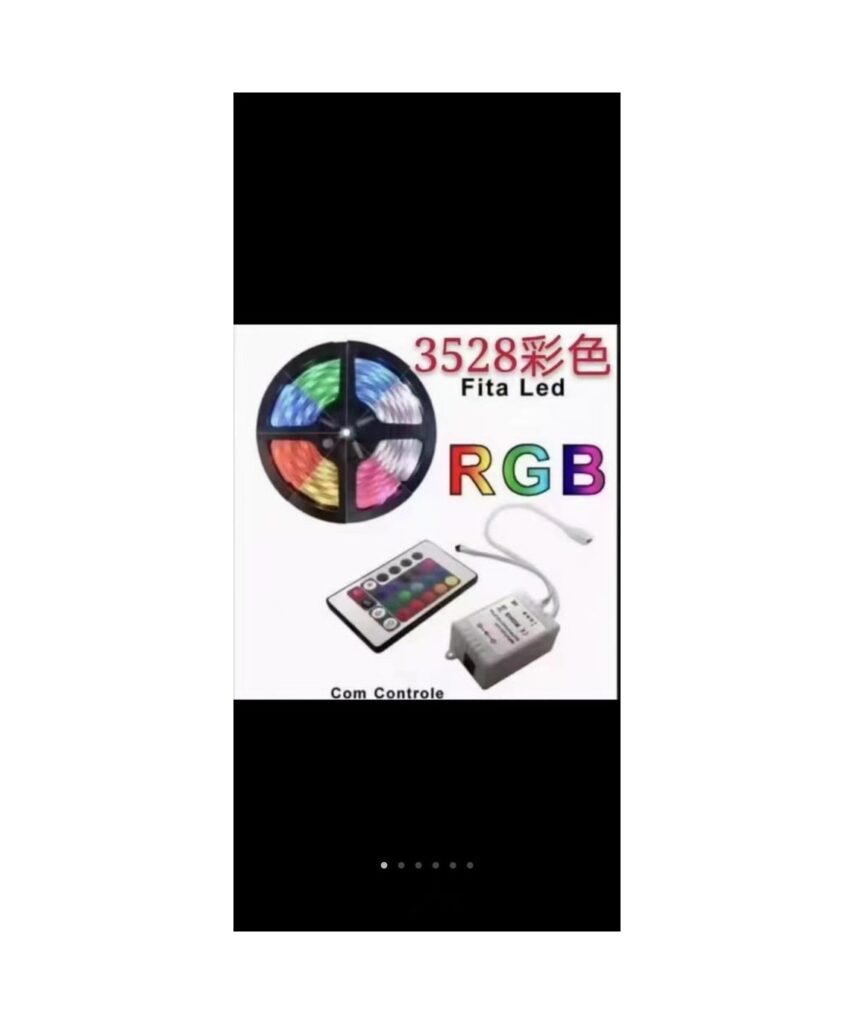 Fita LED RGB 100pçs Fornecedor Atacado Caixa Fechada