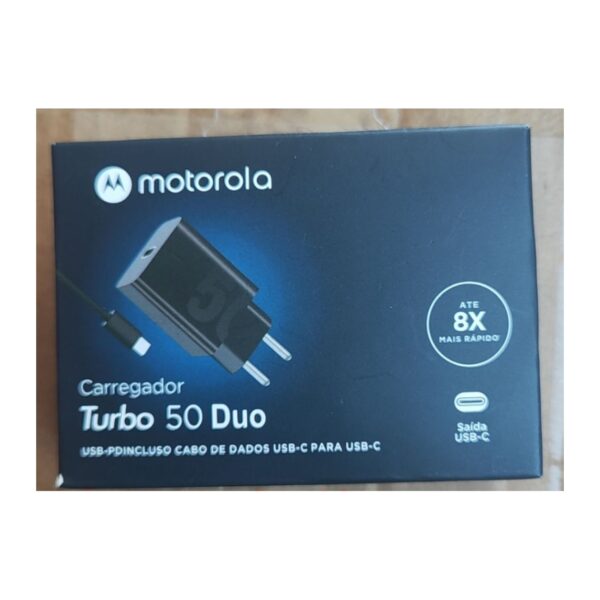 Carregador Turbo Motorola Duo Atacado Caixa Fechada para Revenda em SP