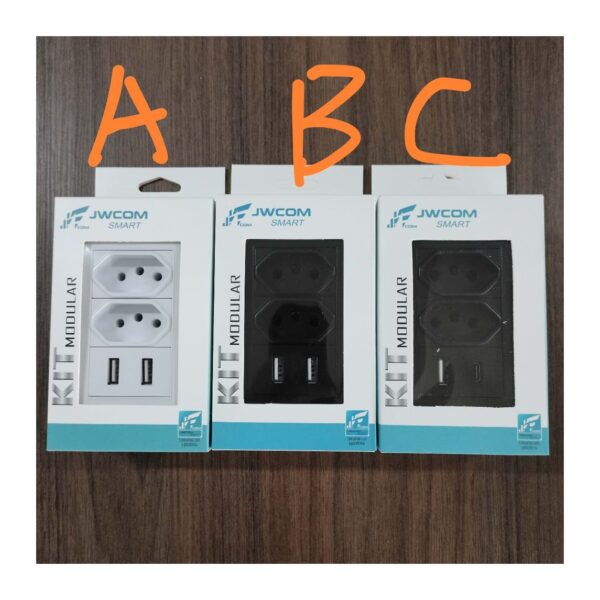 Interruptor com usb A B C Atacado Caixa Fechada para Revenda em SP