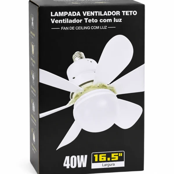 Lâmpada ventilador Fornecedor Atacado Caixa Fechada