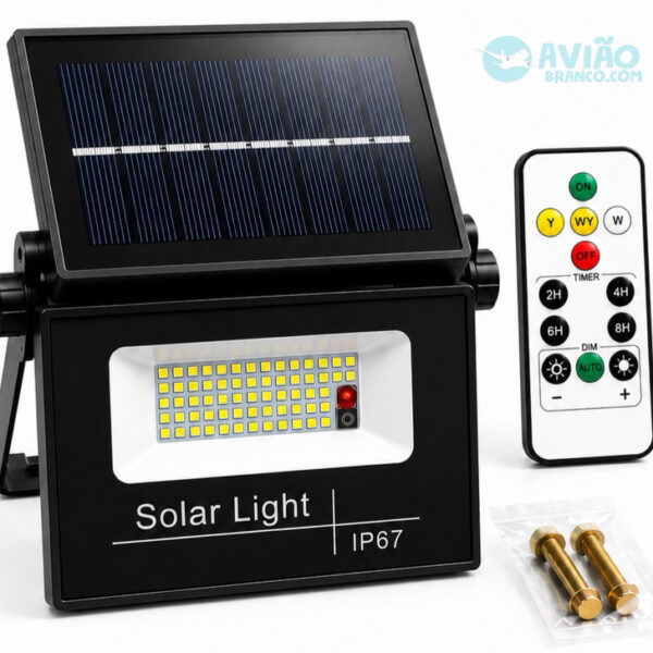 Led solar controle