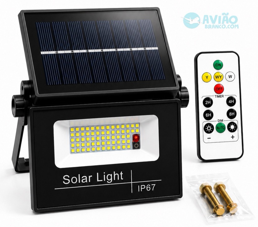 Led solar controle