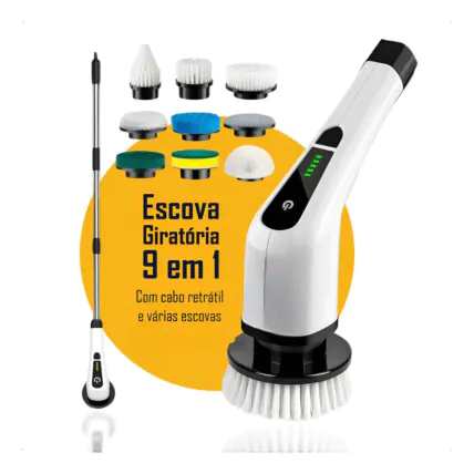 Escova Limpeza Elétrica 360 Giratória Multiuso Casa Janela Branco ON-UD120 Fornecedor Atacado Caixa Fechada