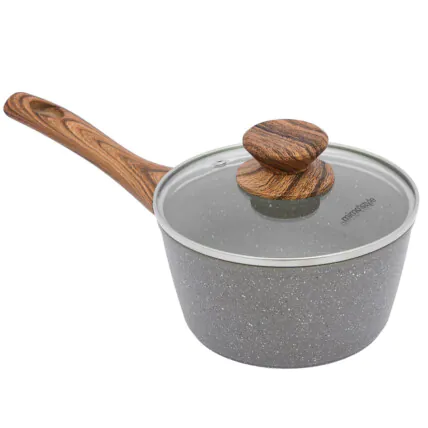 Panela Cerâmica 16 Cm Grafito Indução Mimo Style Fornecedor Atacado Caixa Fechada