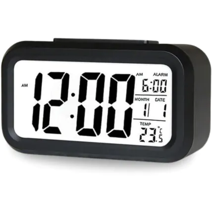Relógio Digital de Mesa LCD com Despertador KAPBOM - KA-7053 Fornecedor Atacado Caixa Fechada