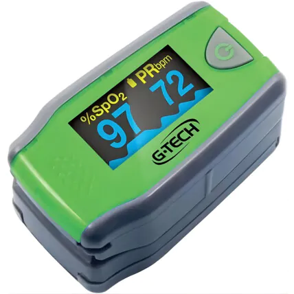 Oximetro De Dedo Pediátrico Infantil Oled Grafico G-tech Fornecedor Atacado Caixa Fechada