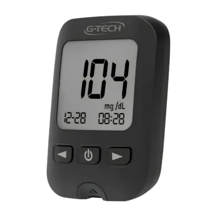 Medidor De Glicose 500 Memórias Tiras De Teste GTECH Cinza Fornecedor Atacado Caixa Fechada