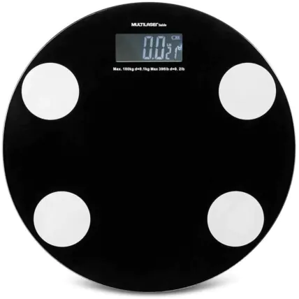Balança Digital Multilaser Eastmart 180Kg Display LCD Preta - HC024 Fornecedor Atacado Caixa Fechada