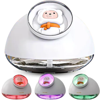Umidificador de Ar Ambiente 160ml Urso KAPBOM - KA-1623 Fornecedor Atacado Caixa Fechada