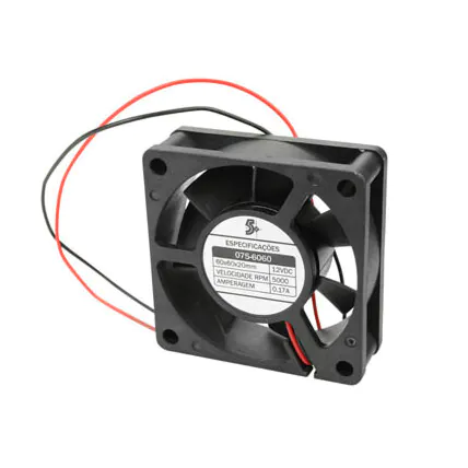 Cooler - Micro Ventilador 60 x 60 x 20 mm 12v - 075-6060 Fornecedor Atacado Caixa Fechada