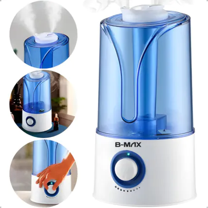Umidificador De Ar Ultrassônico 3,5L Azul Aromaterapia BM-U01 Fornecedor Atacado Caixa Fechada