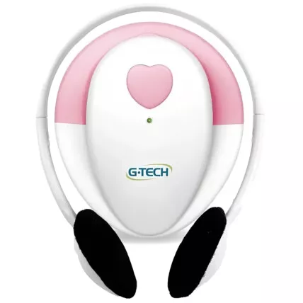 Monitor Doppler Fetal Pré Natal Batimentos Cardíacos Rosa Fornecedor Atacado Caixa Fechada