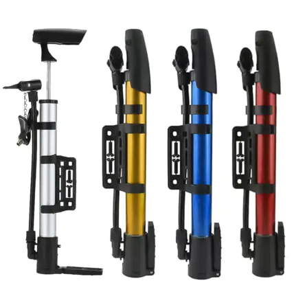 Bomba de Ar Multifuncional Encher Pneu Bicicleta Bola Com Trava E Bico Luatek - LKD-214 Fornecedor Atacado Caixa Fechada