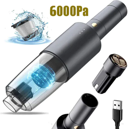 Aspirador de Pó sem Fio Recarregável Portátil para Carro e Casa - 04130 ASP-LG236 Fornecedor Atacado Caixa Fechada